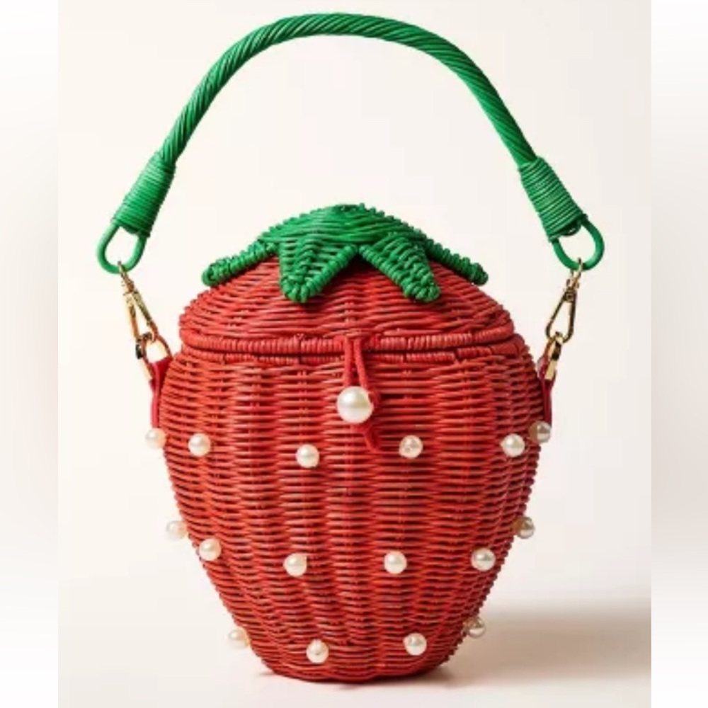 NWT!! Target x Kate Spade Strawberry Basket Bag